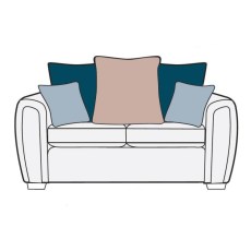 Memphis 2 Seater Sofa with Standard Back