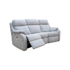 G Plan Kingsbury 3 Seater Curved Double Manual Recliner Sofa