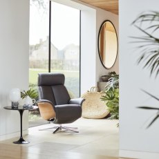 G Plan Ergoform Oslo Chair with Show Wood Panels