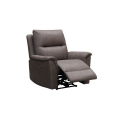 Kendall Power Recliner Chair in Truffle