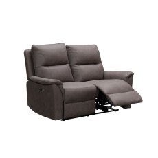 Kendall 2 Seater Power Recliner in Truffle