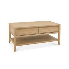 Barton Oak Coffee Table with Drawer