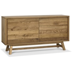 Brighstone Rustic Oak Wide Sideboard