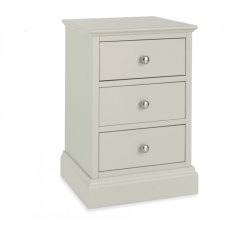 Gatcombe Soft Grey 3 Drawer Nightstand