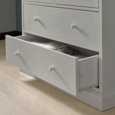 Gatcombe Soft Grey 2+2 Drawer Chest