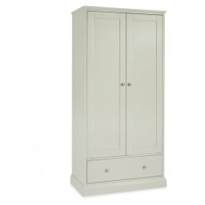 Gatcombe Soft Grey Double Wardrobe