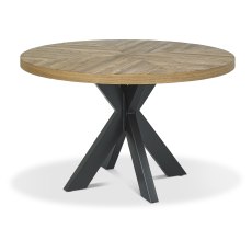 Elmfield - Rustic Oak Circular Dining Table