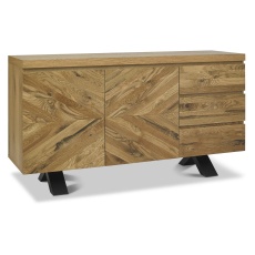 Elmfield - Rustic Oak Wide Sideboard