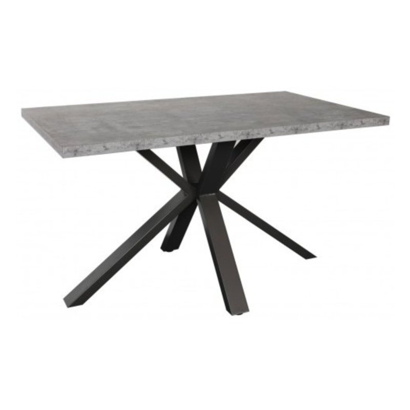 Fishbourne 135cm Compact Table - Stone Effect Fishbourne 135cm Compact Table - Stone Effect