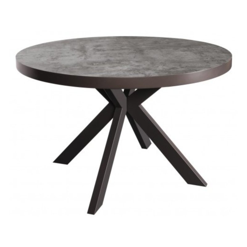 Fishbourne 120cm Round Table - Stone Effect Fishbourne 120cm Round Table - Stone Effect