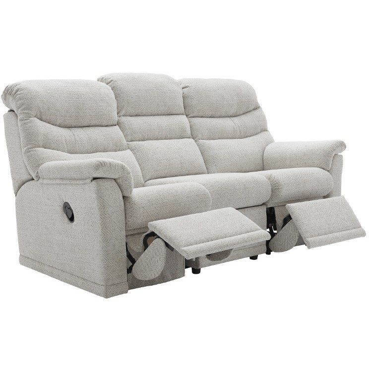 G Plan Malvern 3 Seater Double Manual Recliner - 3 Cushions G Plan Malvern 3 Seater Double Manual Recliner - 3 Cushions