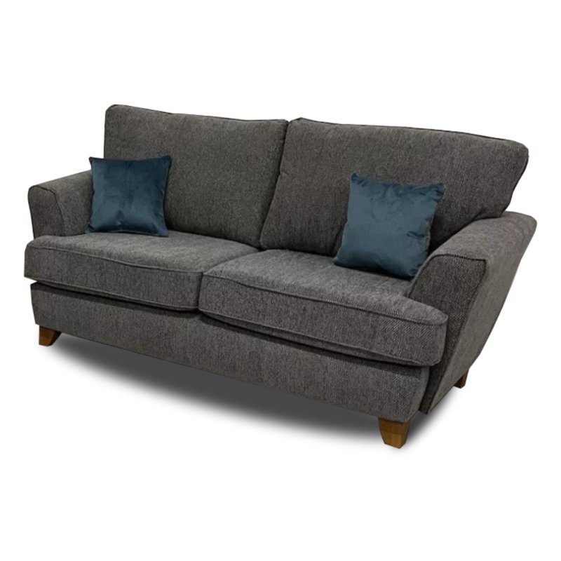 Jakarta 3 Seater in Minerva Grey with Oak Feet Jakarta 3 Seater in Minerva Grey with Oak Feet