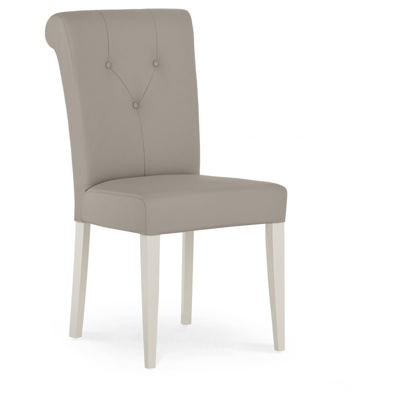 Seaview Upholstered Chair - Grey Bonded Leather Seaview Upholstered Chair - Grey Bonded Leather