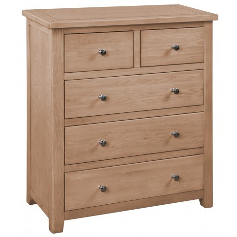 Wellow Oak 2+3 Drawer Chest Wellow Oak 2+3 Drawer Chest