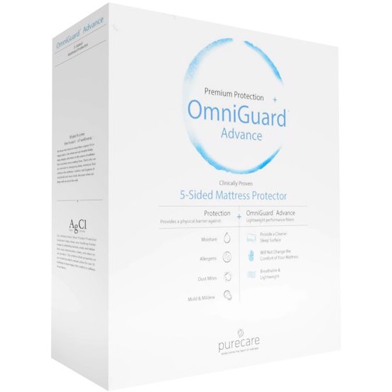 Pure Care Omniguard 5 Sided Protection Mattress Protector Pure Care Omniguard 5 Sided Protection Mattress Protector