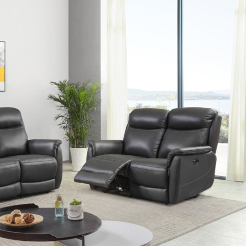 Kansas 2 Seater Power Recliner - Grey Kansas 2 Seater Power Recliner - Grey