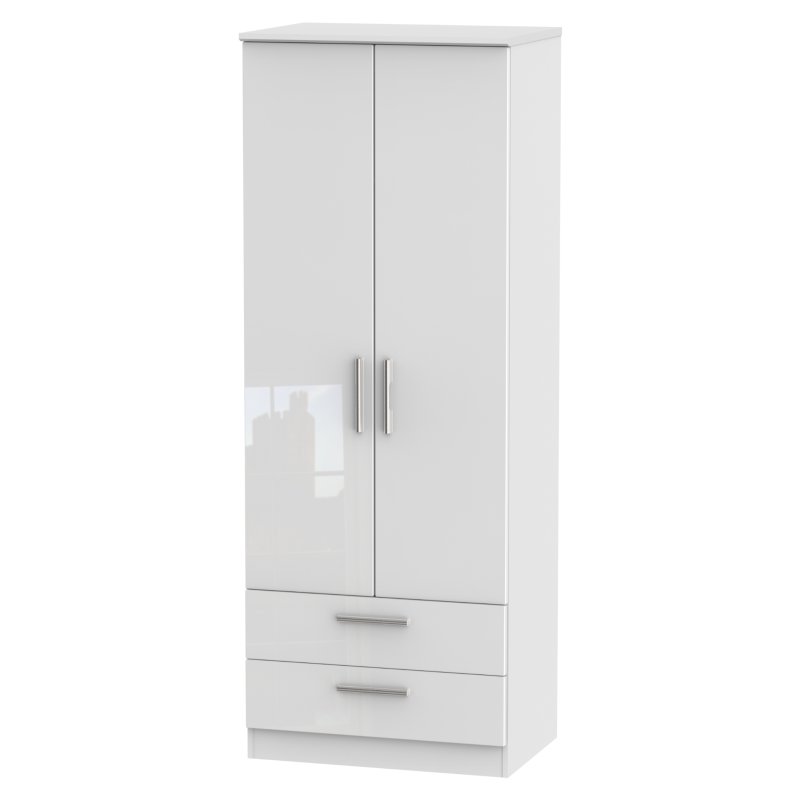 Knighton Tall 2ft6in 2 Drawer Robe Knighton Tall 2ft6in 2 Drawer Robe