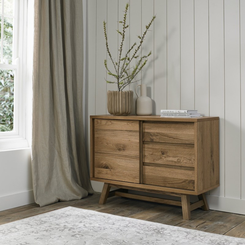 Brighstone Rustic Oak Narrow Sideboard Brighstone Rustic Oak Narrow Sideboard