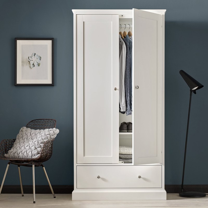 Gatcombe White Double Wardrobe Gatcombe White Double Wardrobe