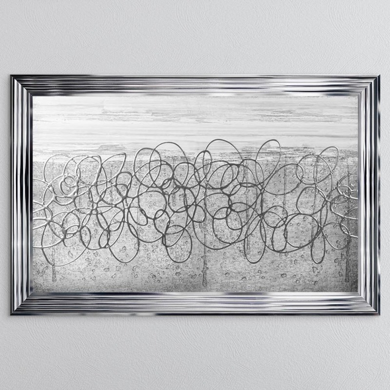 Silver Storm - Chrome Frame - 114x74cm Silver Storm - Chrome Frame - 114x74cm