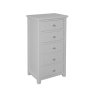 Wellow Painted 5 Drawer Narrow Chest Wellow Painted 5 Drawer Narrow Chest