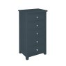 Wellow Painted 5 Drawer Narrow Chest Wellow Painted 5 Drawer Narrow Chest