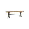 Fishbourne Oak 140 Bench