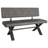 Fishbourne Small Upholstered Bench with Back