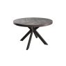 Fishbourne 120cm Round Table - Stone Effect