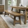 Brighstone Rustic Oak Large Bench Brighstone Rustic Oak Large Bench