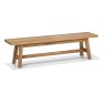 Brighstone Rustic Oak Small Bench Brighstone Rustic Oak Small Bench