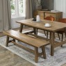 Brighstone Rustic Oak Small Bench