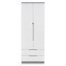 Thorley Tall 2 Drawer Double Wardrobe Thorley Tall 2 Drawer Double Wardrobe