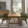 Brighstone Rustic Oak 6-8 Extension Dining Table