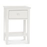 Gatcombe White 1 Drawer Nightstand Gatcombe White 1 Drawer Nightstand