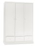 Gatcombe White Triple Wardrobe Gatcombe White Triple Wardrobe