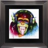 Patrice Murciano Monkey - Metallic Frame - 75x75cm