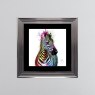 Patrice Murciano Zebra - Metallic Frame - 75x75cm