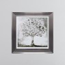 Silver Coin Tree - Metallic Frame - 75x75cm